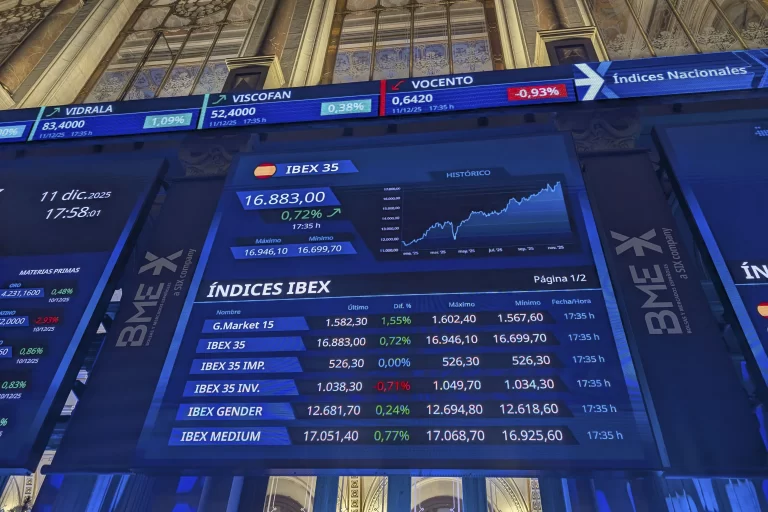 La bolsa española alcanza su segundo récord histórico seguido con un incremento del 0,72 % La